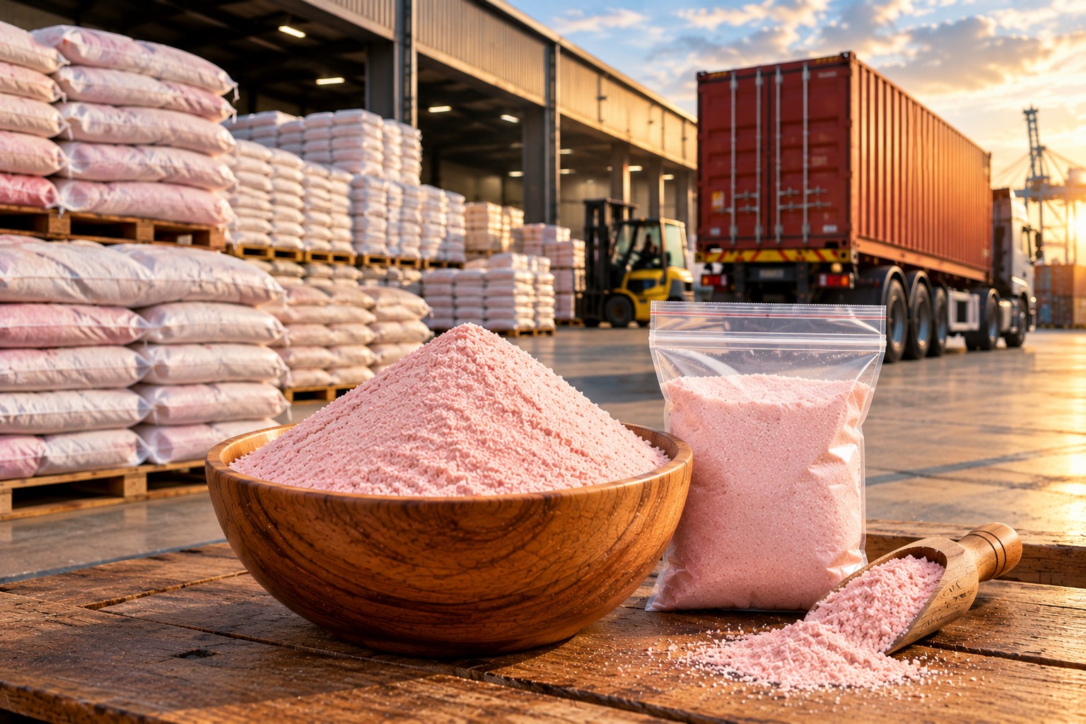Fine Himalayan Pink Salt prepared for supply
